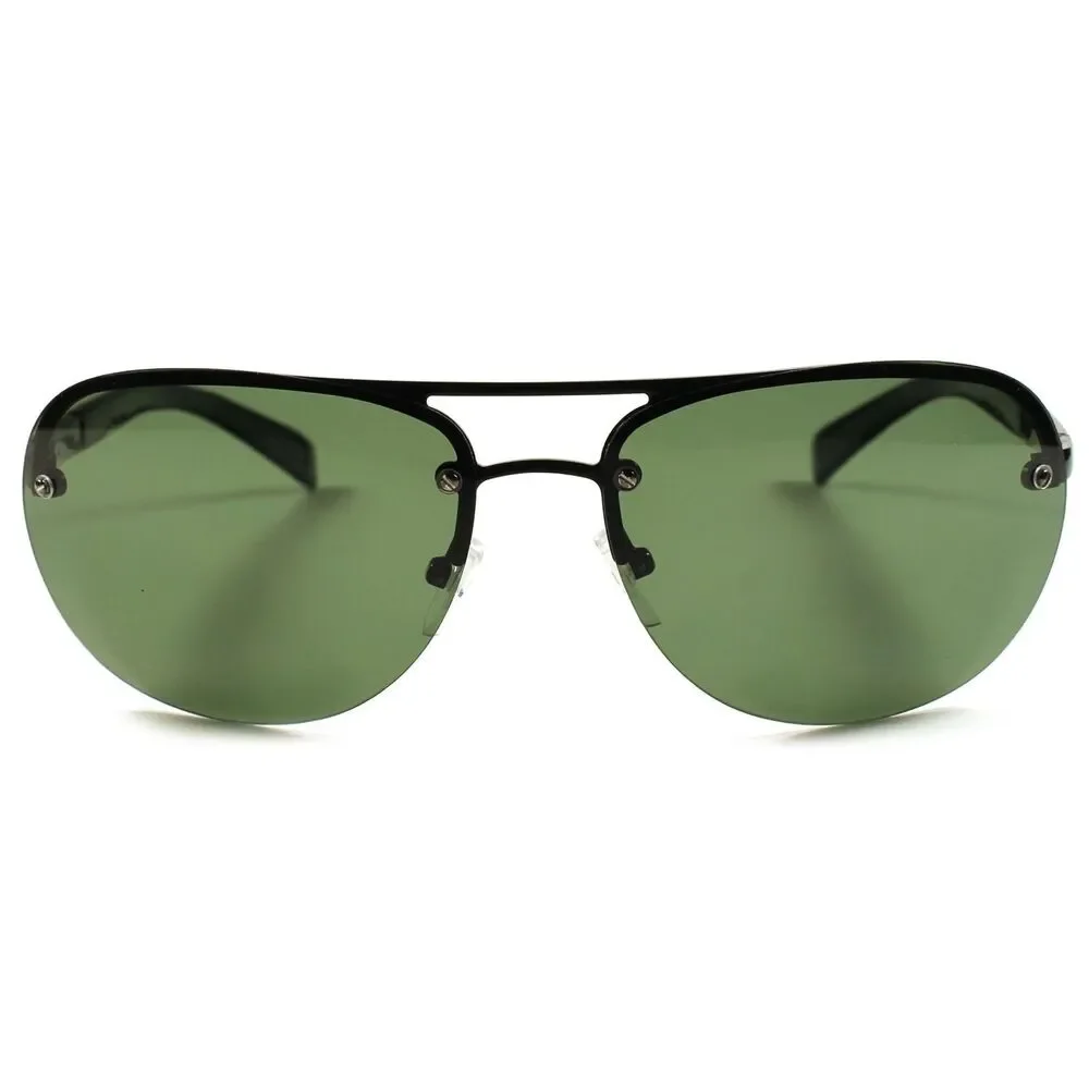 Green Lens Outdoor Driving Mens Womens Polarized Air Force Style Sunglasses C48